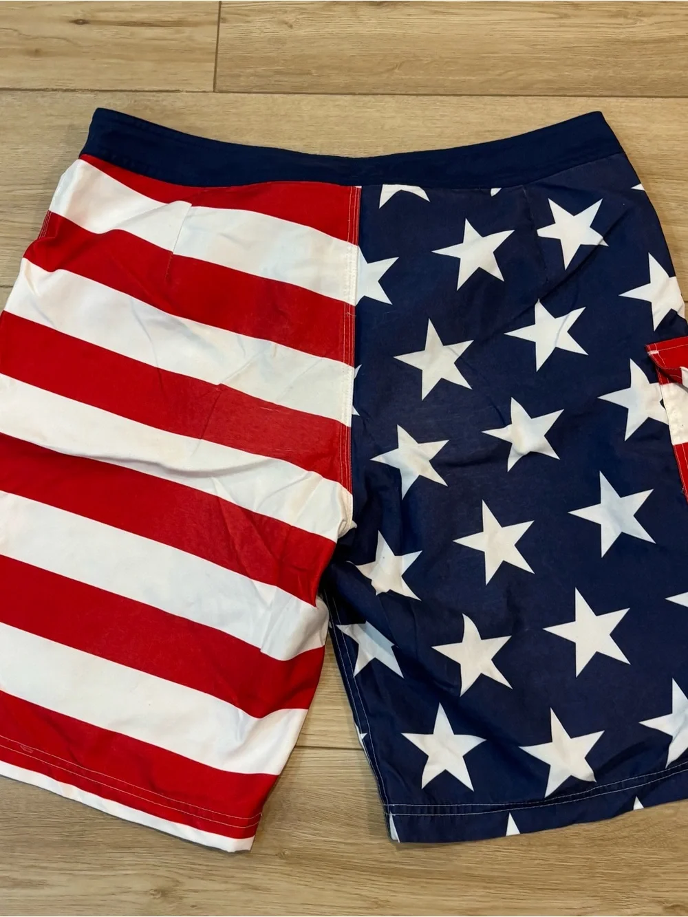 🏅🏅 LOUDMOUTH men’s size 36 USA stars & stripes swim trunks golf